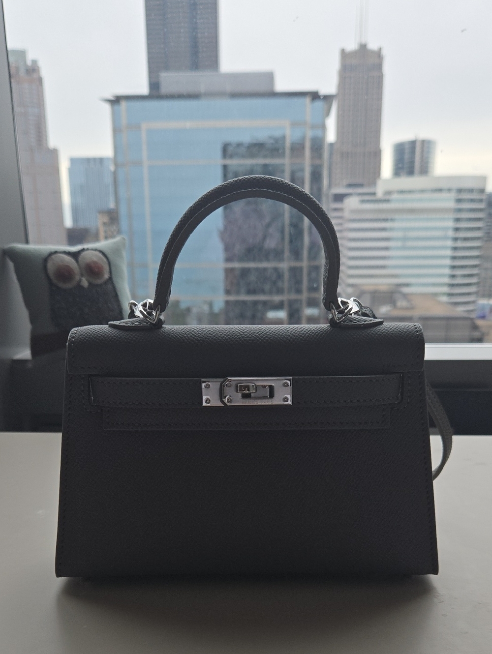 Mini Sellier Kelly Crossbody Bag Top Handle